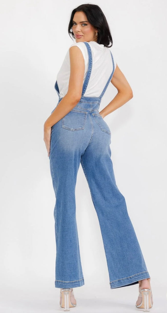 Wide Leg Overalls