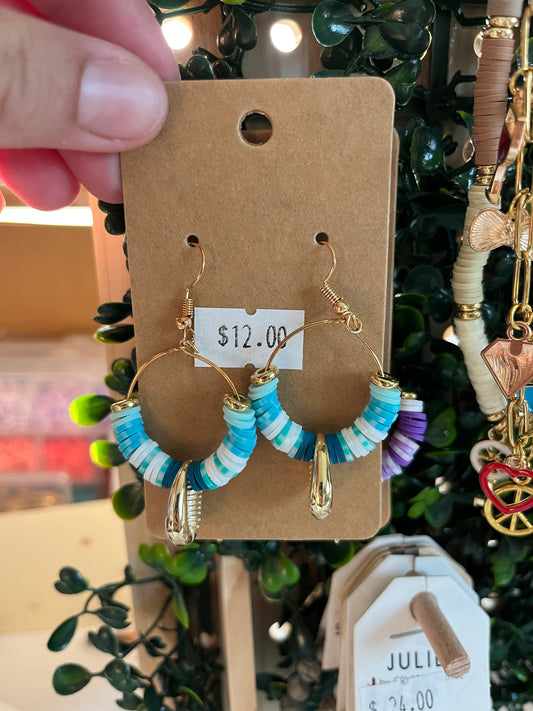 Shell Beaded Earrings