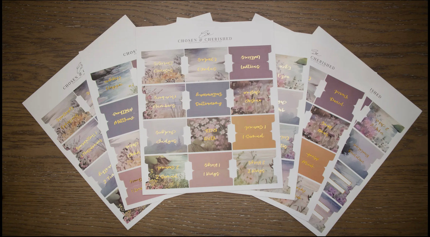 Pretty Bible Tabs