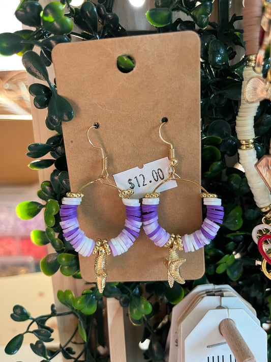 Sea Star Beaded Earrings