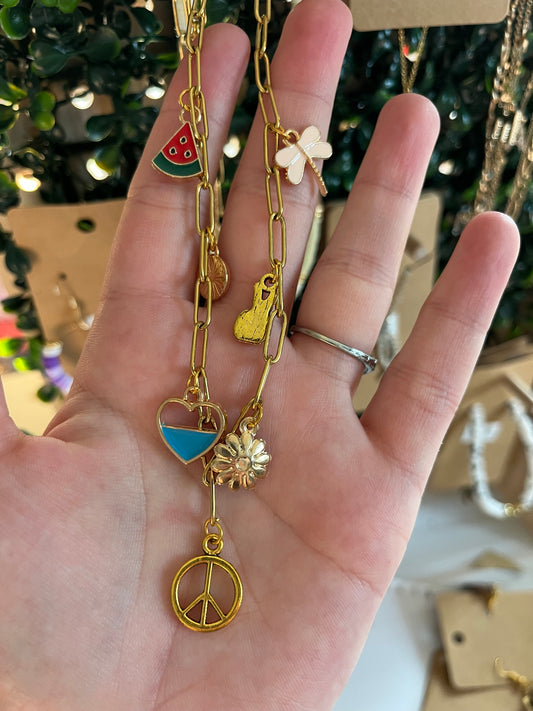Summer Baby Charm Necklace