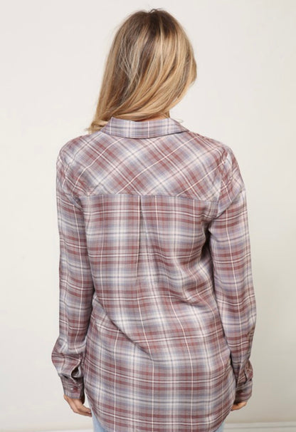 Light Flannel Button Up