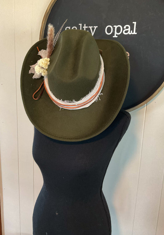 Evergreen Western Hat