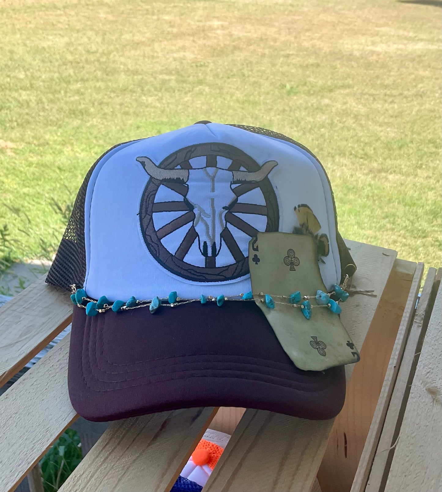 Wagon Wheel Trucker Hat