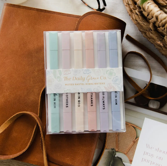 Muted Pastel Highlighter Set