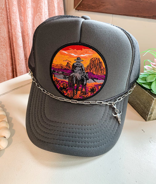 Where The Cowboy Rides Away Trucker Hat