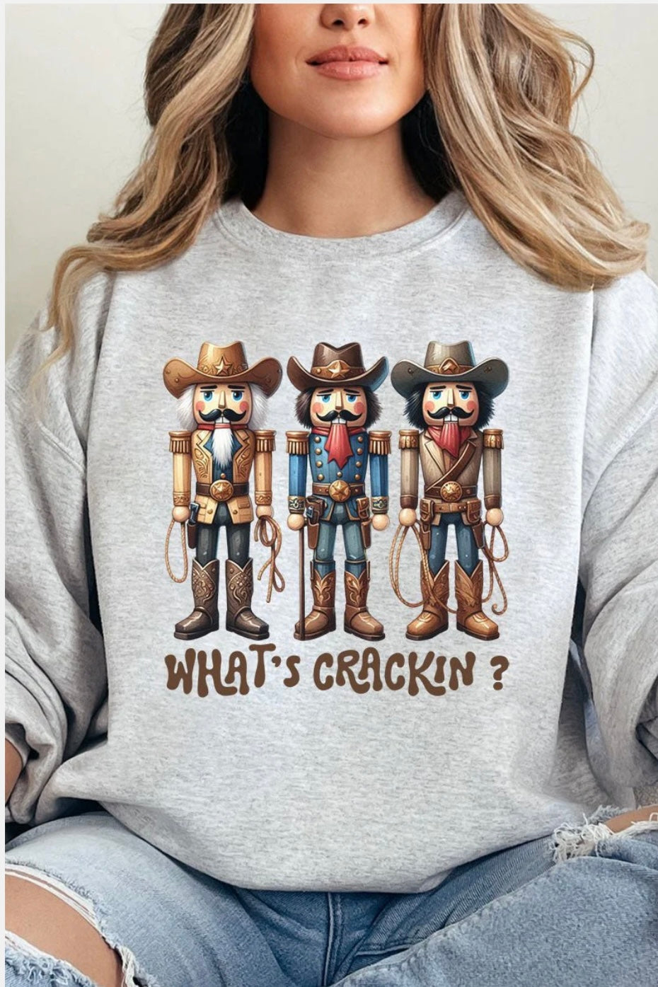 Western Nutcracker Crewneck Sweatshirt